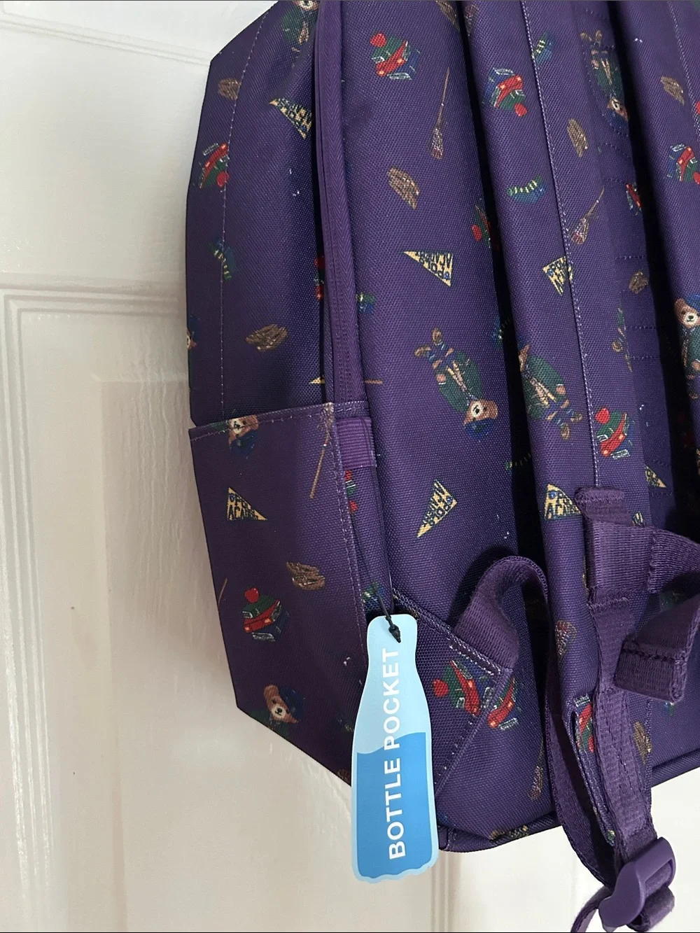 Purple Patterned Men's Backpack